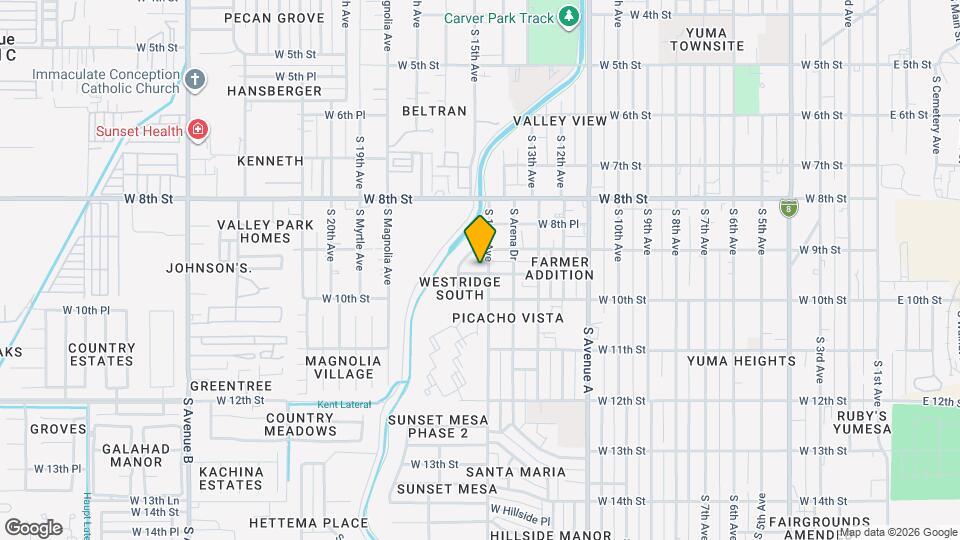 1508 W 9th Pl Map and Location Details