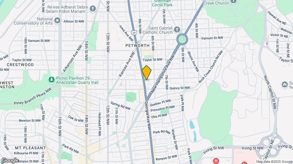 3825 Georgia Avenue, NW Map and Location Details