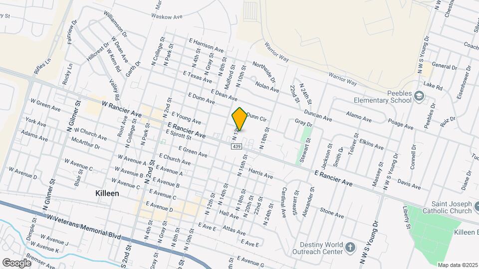 1016 N 12th St Map and Location Details