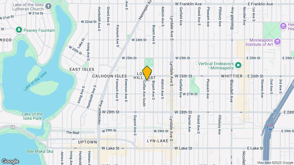 2621 Colfax Ave S, Unit 2 Mapa y Detalles de la Ubicación