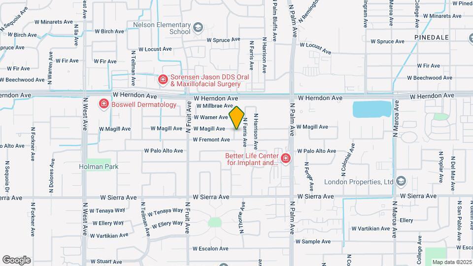 6646 N Thorne Ave Map and Location Details