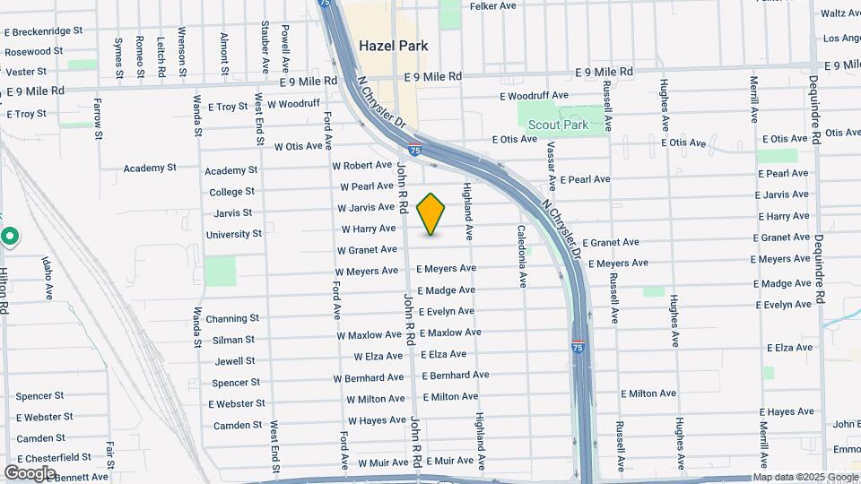 305 E Granet Ave Map and Location Details
