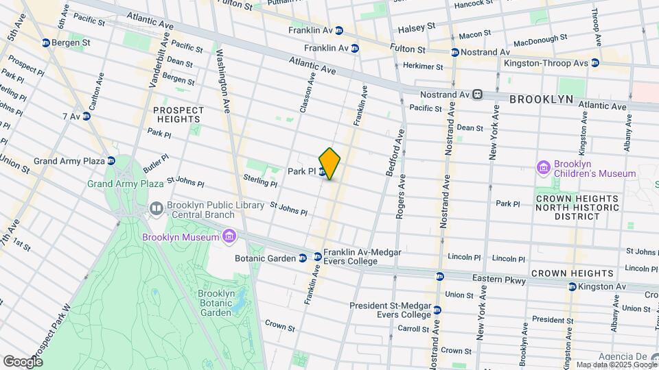624 Park Pl Map and Location Details