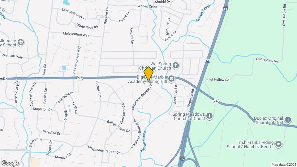 1205 Chapmans Retreat Dr Map and Location Details