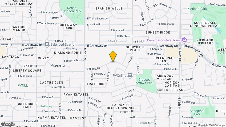 5825 E Nisbet Rd Map and Location Details