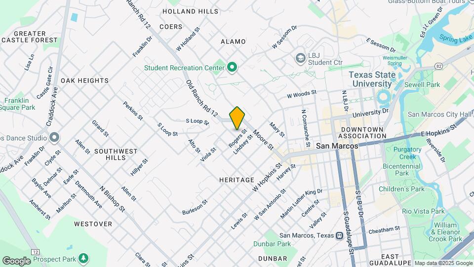 606 Blanco St Map and Location Details