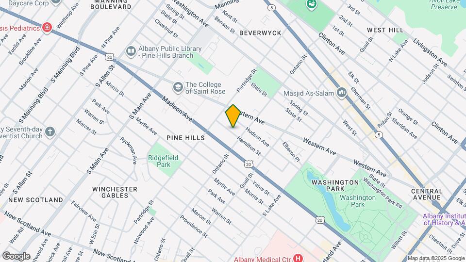 511 Hamilton St Map and Location Details