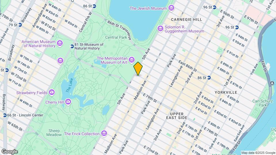 4 E 81st St Map and Location Details