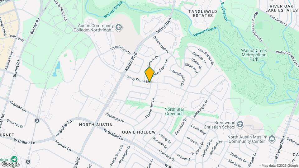 1809 Gracy Farms Ln Map and Location Details