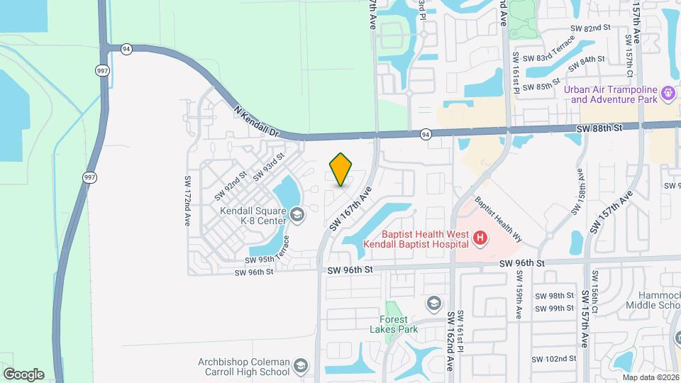 9204 SW 167th Pl Map and Location Details