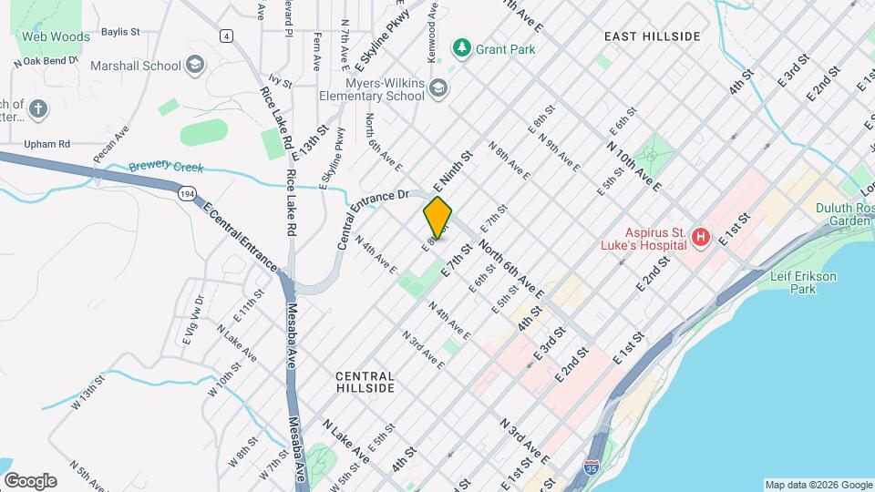 726 N 5th Ave E Map and Location Details