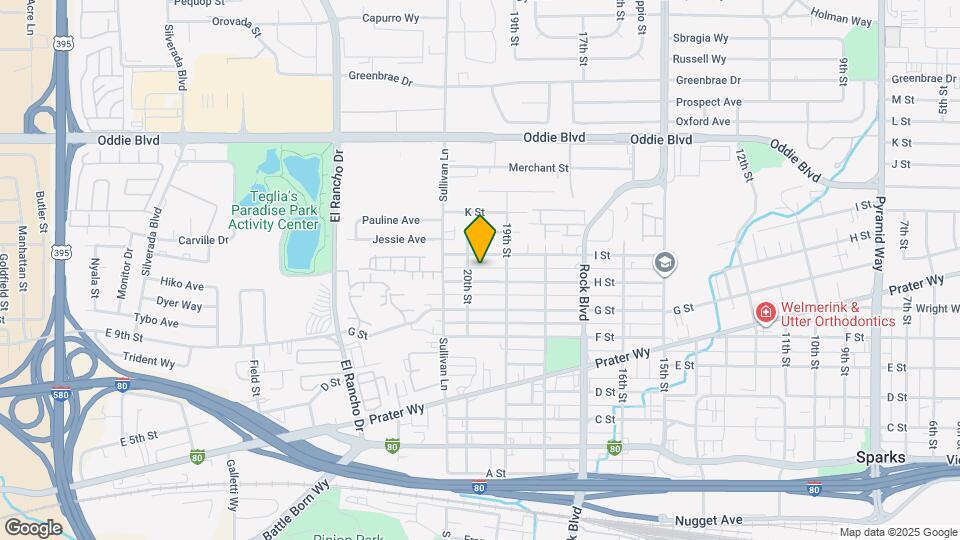 1950 H St Map and Location Details