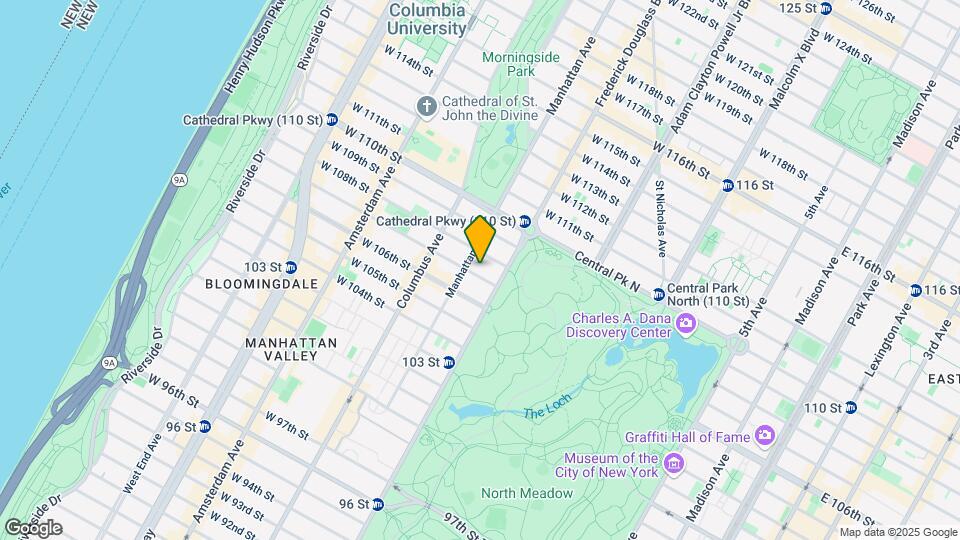 15 W 107th St Map and Location Details