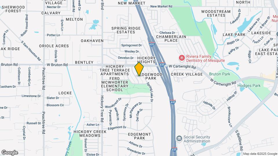 1638 Evergreen Dr Map and Location Details