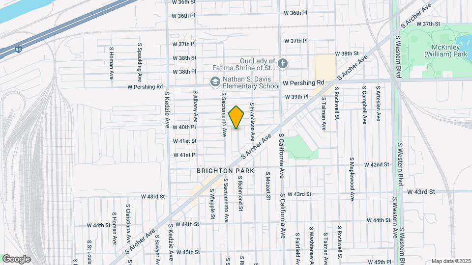 4044 S Richmond St-Unit -Apt 1 Map and Location Details