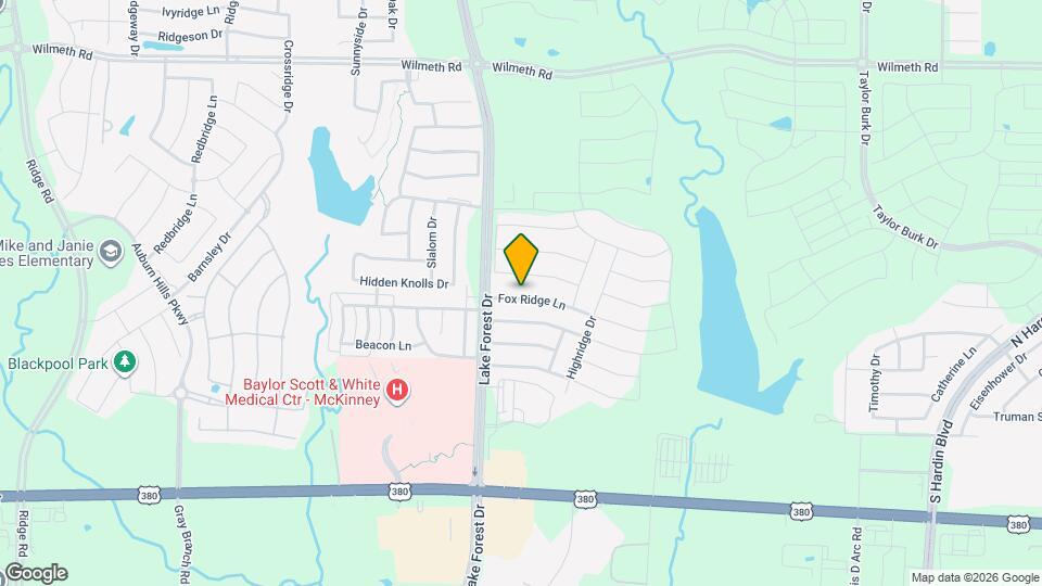 4901 Fox Ridge Ln Map and Location Details