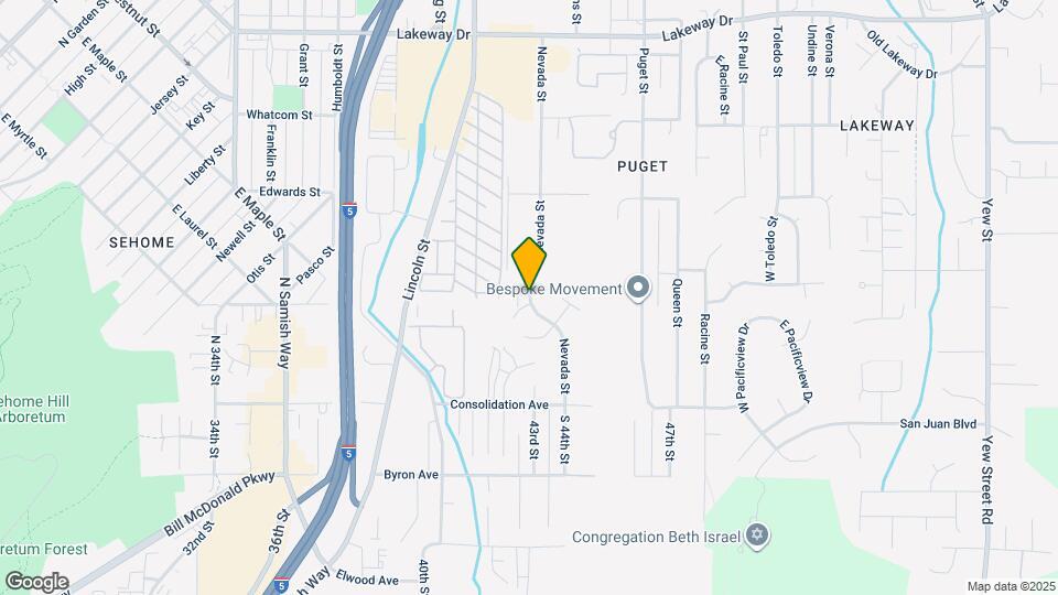 931 Nevada St Map and Location Details