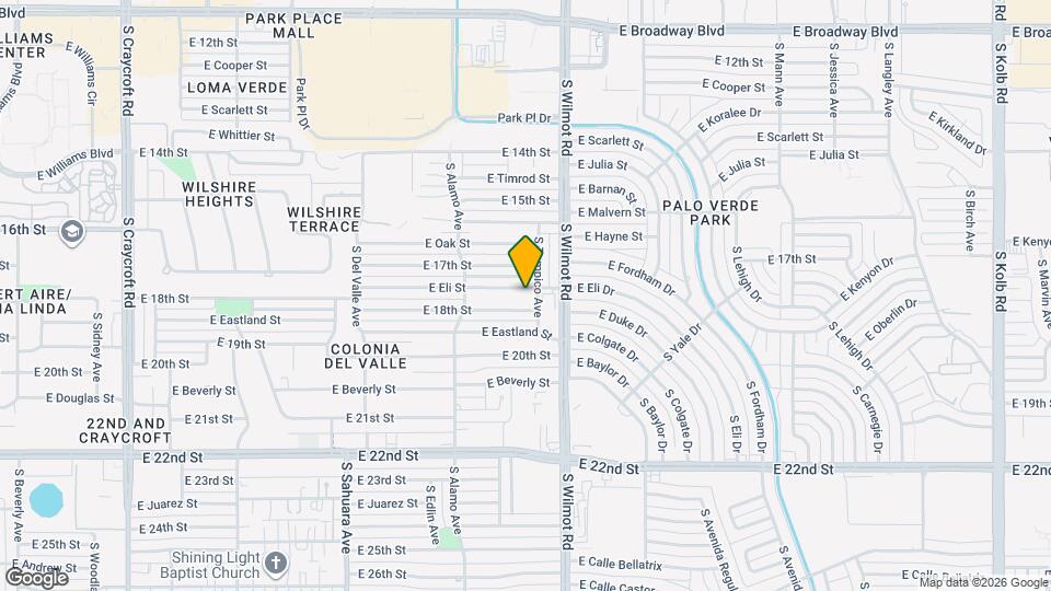 6222 E Eli St Map and Location Details