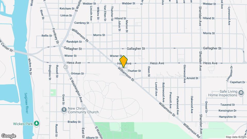 1215 Thurber St Map and Location Details