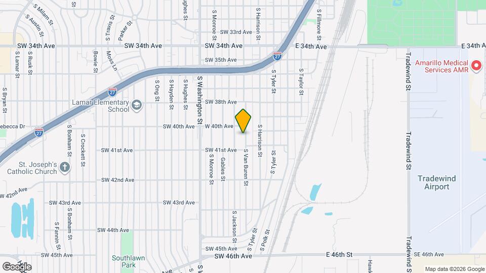 4008 S Van Buren St Map and Location Details