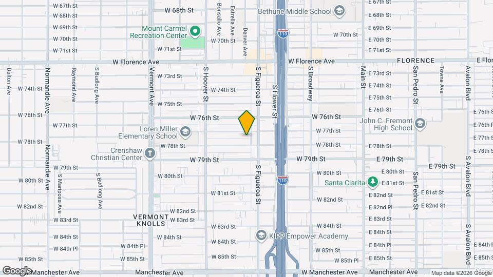 521 W 78th St Map and Location Details