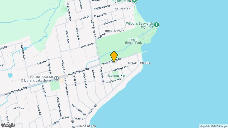 759 Innisfil Beach Rd Map and Location Details