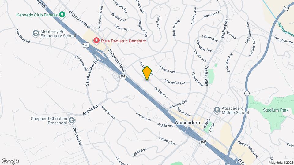 5180 Palma Ave Map and Location Details