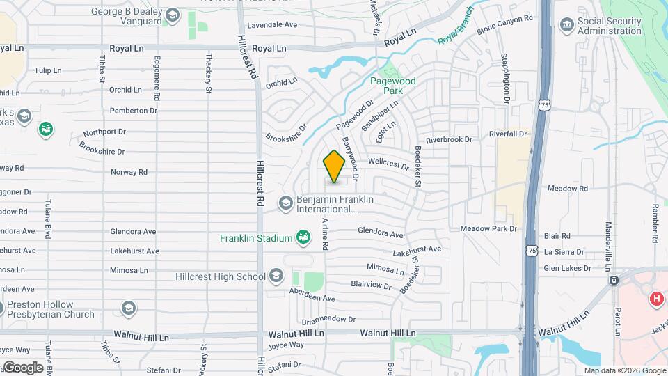 7115 Meadow Rd Map and Location Details