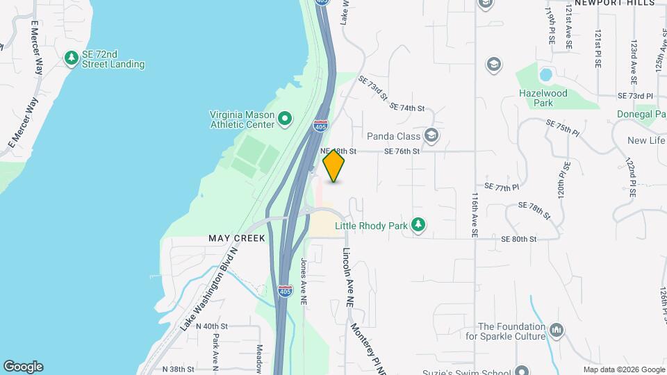 Inn At Lake Washington Map and Location Details