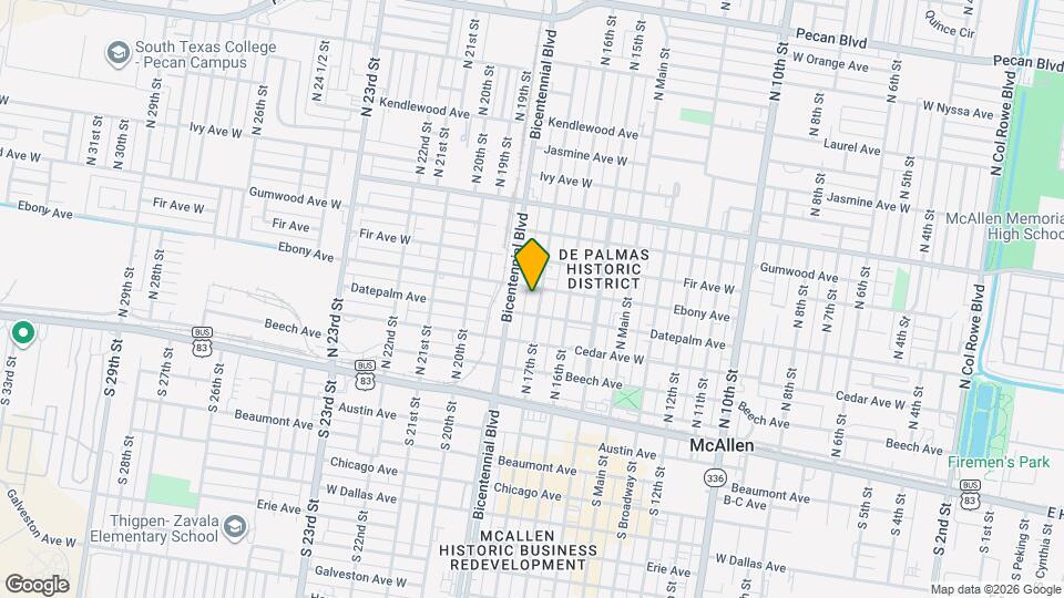 415 N 17th St Map and Location Details