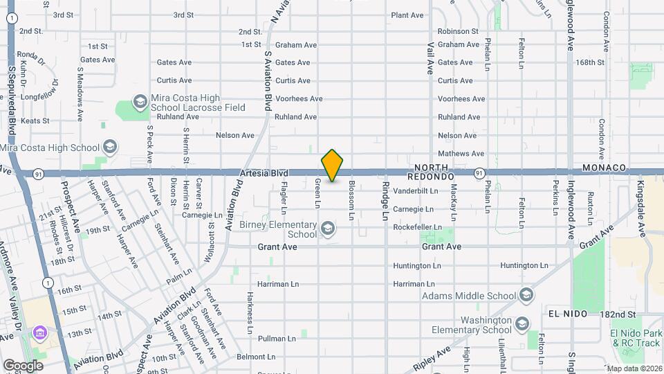 2009 Vanderbilt Ln Map and Location Details