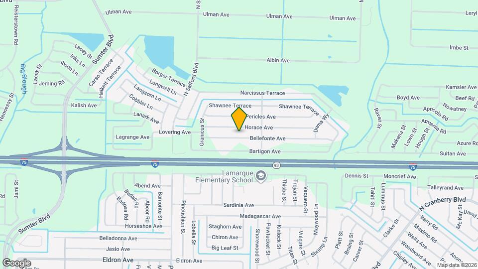 3616 Bellefonte Ave Mapa y Detalles de la Ubicación