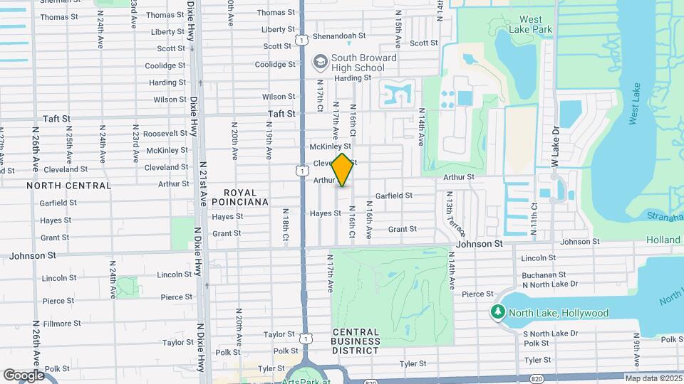 1209 N 17th Ave Map and Location Details