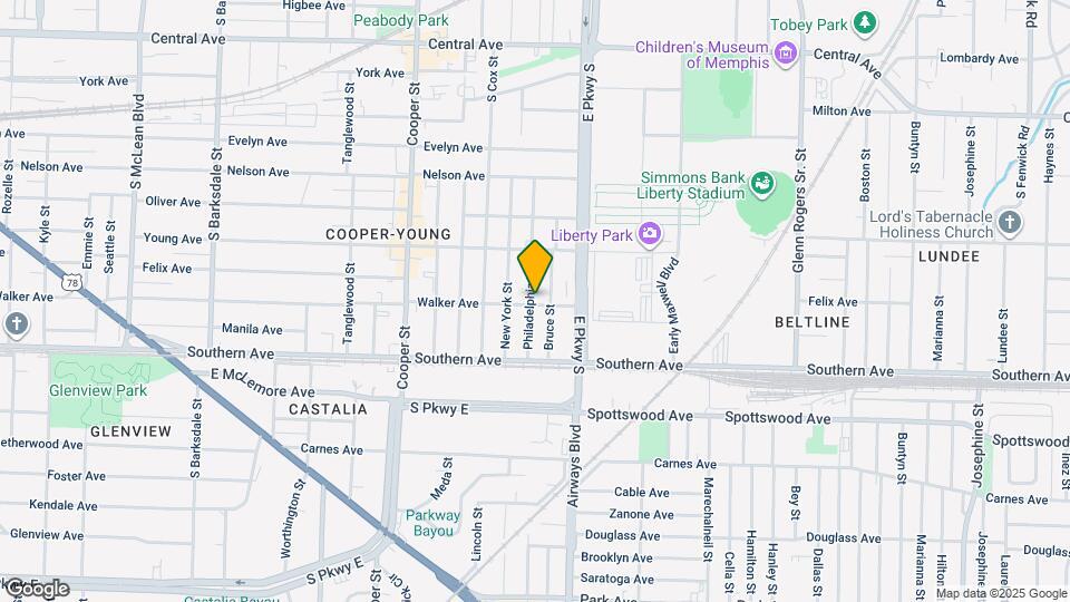 1014 Philadelphia St Map and Location Details