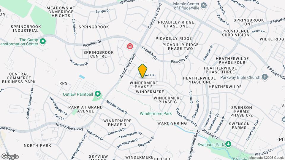 1114 Black Locust Drive West Map and Location Details
