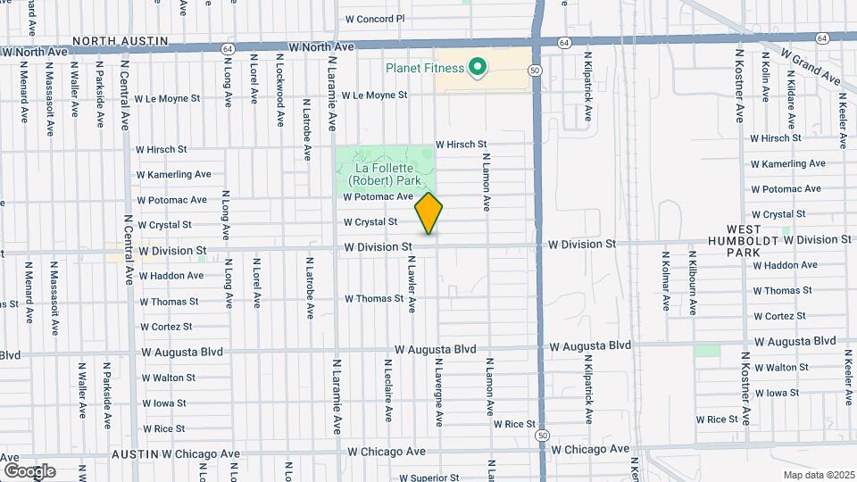 5008 W Division St Map and Location Details