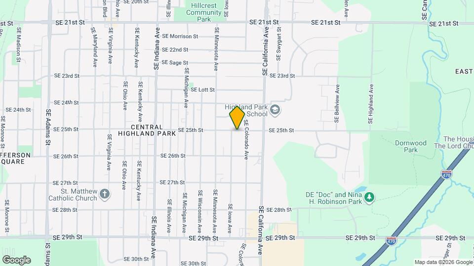 1809 SE 25th St Map and Location Details