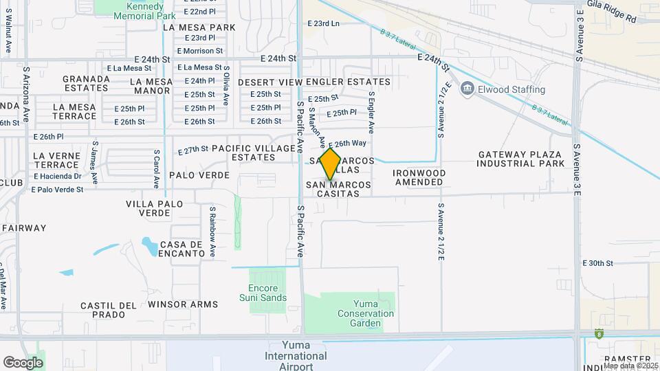 2184 E 27th Ln Map and Location Details