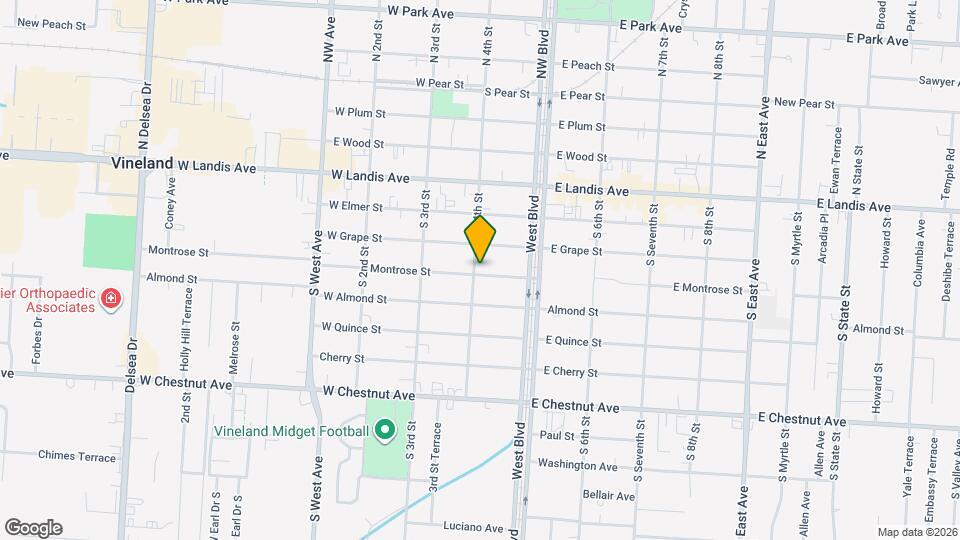 221 S 4th St Mapa y Detalles de la Ubicación