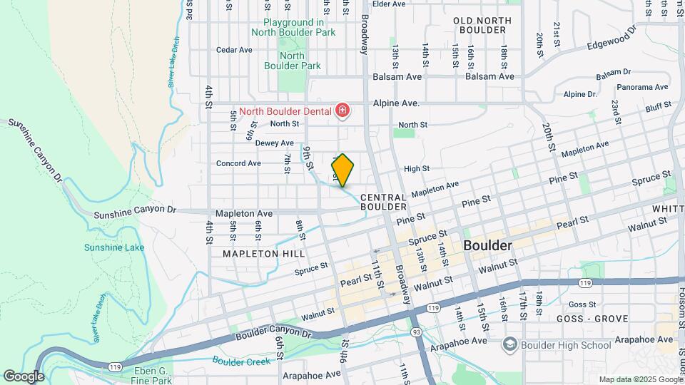 1020 Maxwell Ave Map and Location Details