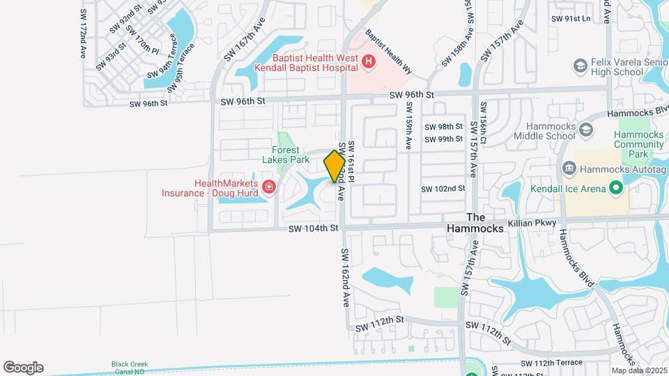 16220 SW 101st Terrace Map and Location Details