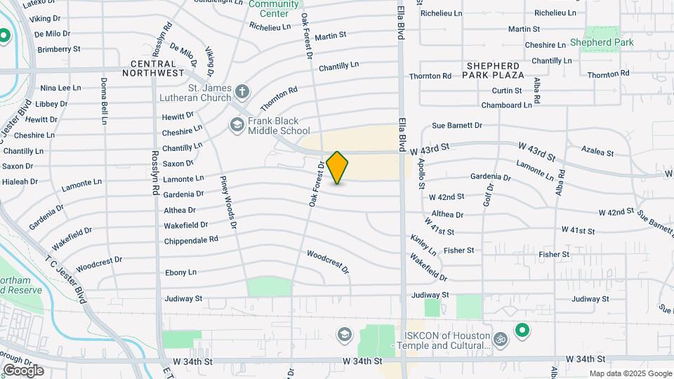 1332 Gardenia Dr Map and Location Details