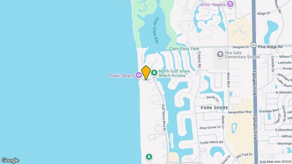 4951 Gulf Shore Blvd N Map and Location Details