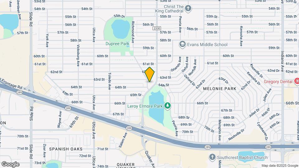 6305 Raleigh Ave Map and Location Details