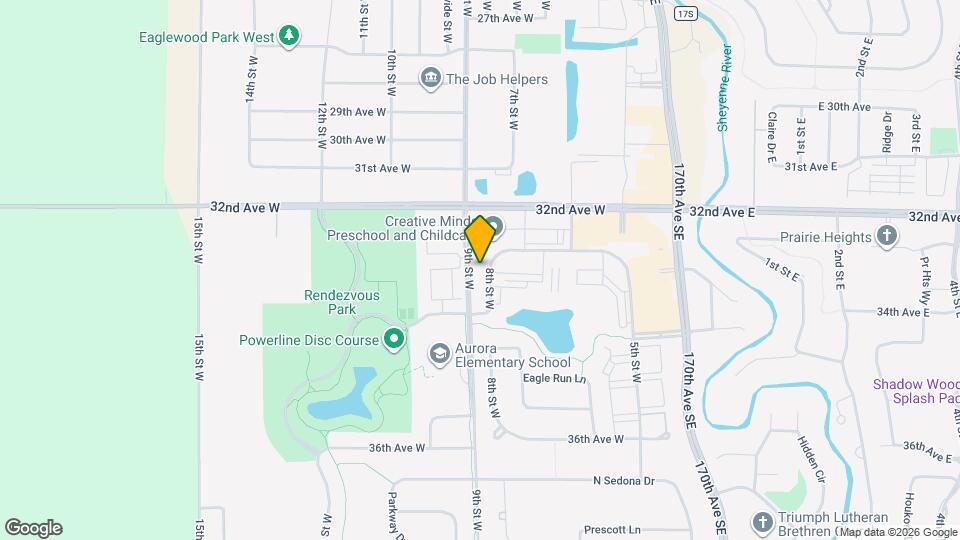 3314 8th St W Map and Location Details