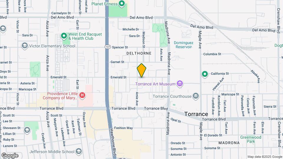 3548 Emerald St Map and Location Details