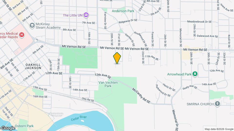 1044 20th St SE Map and Location Details