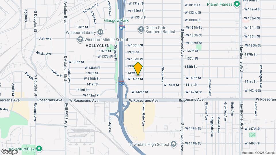 5121 W 140th St Map and Location Details