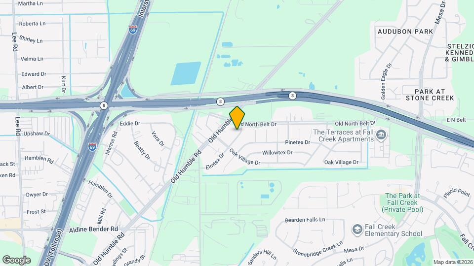 14927 Elmtex Dr Map and Location Details