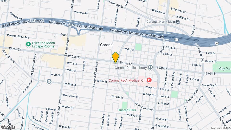 610-612 W Grand Blvd Mapa y Detalles de la Ubicación